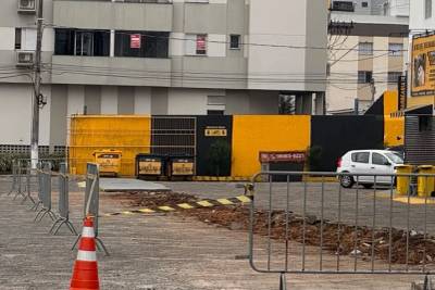 Obras no pátio do Majestoso devem ser finalizadas neste sábado