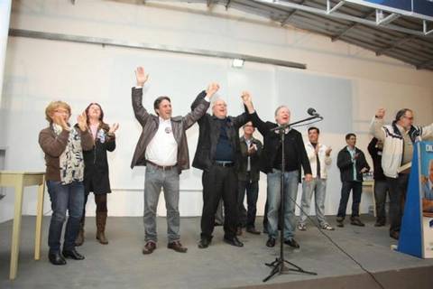 Dilnei e Sasso apresentam propostas na Vila Santa Catarina