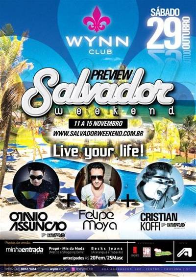Wynn Club recebe Preview Salvador Weekend