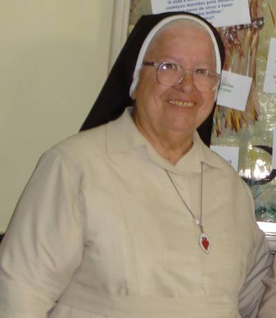 Nota de falecimento - irmã Inês Carozza, aos 75 anos