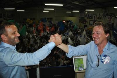  Zanolli e Cechinel preparam comício