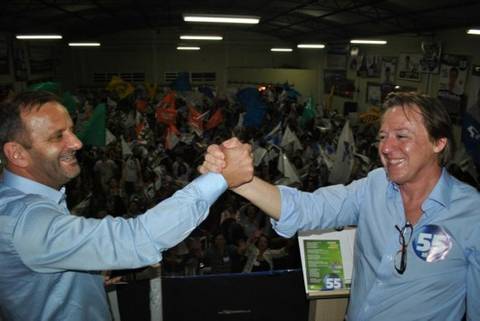  Zanolli e Cechinel preparam comício