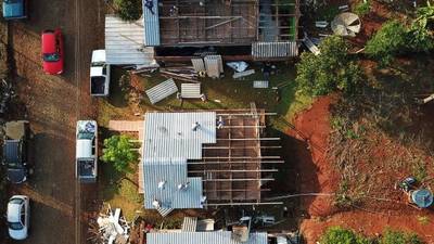 Defesa Civil confirma que cidade do Extremo Oeste foi atingida por um tornado