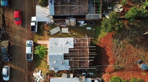 Defesa Civil confirma que cidade do Extremo Oeste foi atingida por um tornado