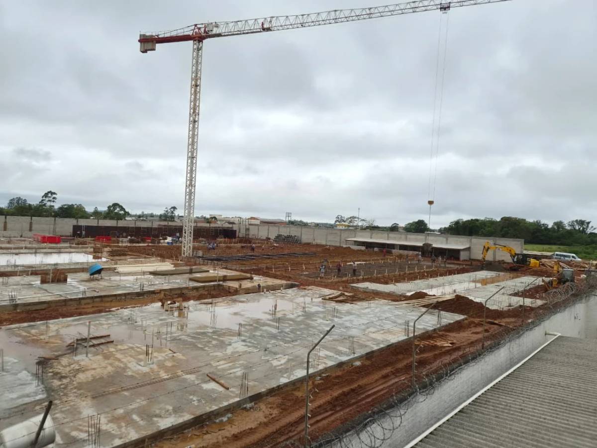 Fotos: obras do novo presídio de Araranguá atingem 20% de execução e avançam para a etapa estrutural — foto 2