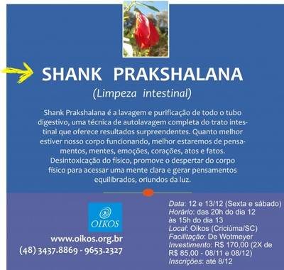 Shank Prakshalana - Limpeza Intestinal