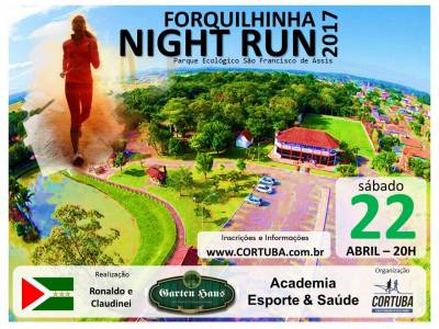Forquilhinha terá corrida noturna em abril 