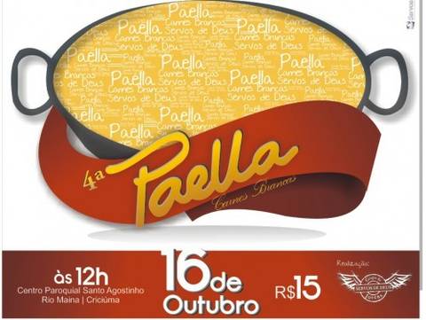 Paella do Grupo de Oração Jovem Servos de Deus