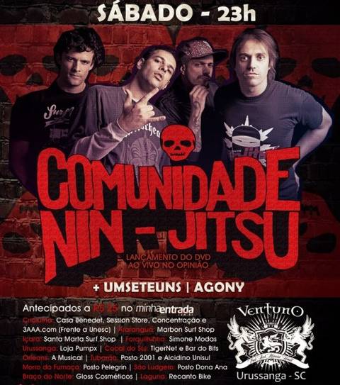 Comunidade Nin-Jitsu se apresenta em Urussanga