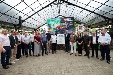 Em Siderópolis, governador inaugura maior estação de transferência de custódia de gás natural de SC