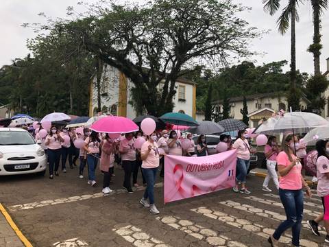 Nova Veneza realiza caminhada do Outubro Rosa