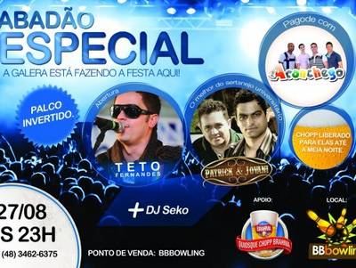 Sabadão Especial no BBBowling