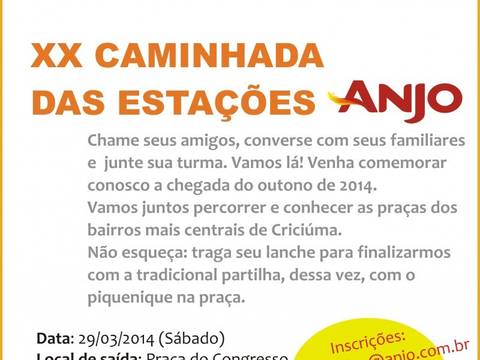 Xx Caminhada Das Estacoes Anjo