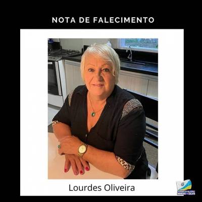 Nota de falecimento: Lourdes Oliveira
