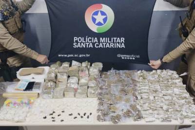 PM encontra quase 13 quilos de drogas escondidas em casa de Balneário Rincão