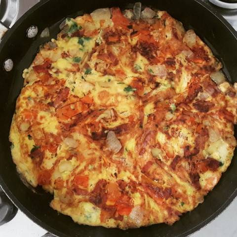Omelete de Linguiça