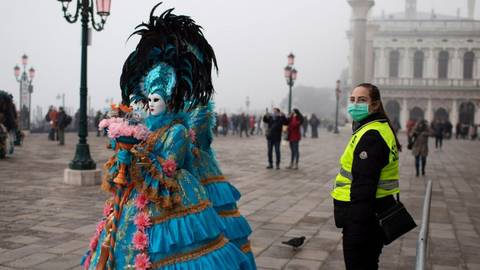 Coronavírus: Carnaval de Veneza na Itália cancelado