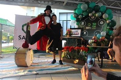 Satc recebe estudantes em dia de festa