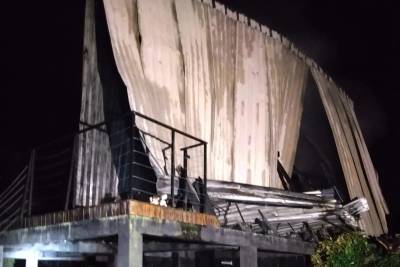 Incêndio destrói cabana de pousada em Jacinto Machado