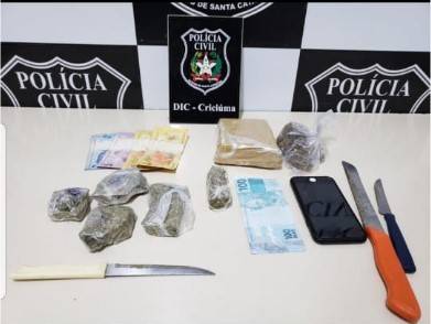 DIC de Criciúma prende envolvidos em quadrilha de traficantes da capital do Estado