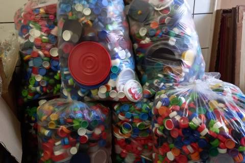 Gincana: escola de Criciúma arrecada 2,4 toneladas de materiais para reciclagem