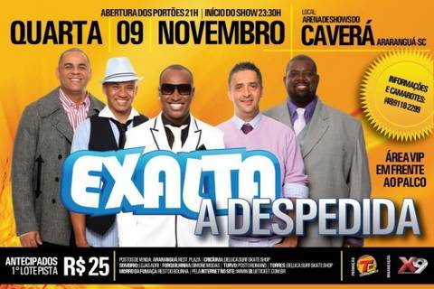 Araranguá receberá a turnê de despedida do grupo Exaltasamba