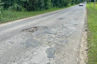 Morador cobra solução definitiva para buracos em rodovia de Criciúma