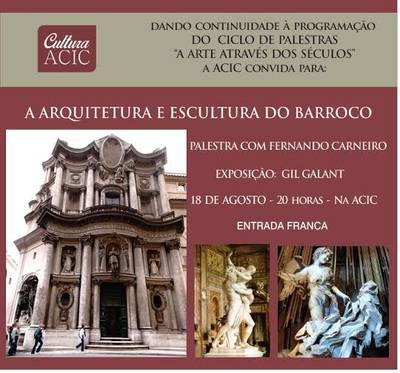 Cultura Acic fala sobre arquitetura e escultura do Barroco
