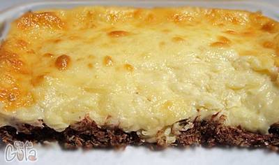 Escondidinho de Carne seca e Aipim