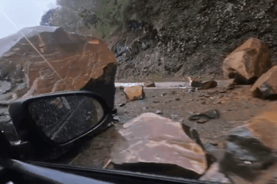 Vídeo: desmoronamento é registrado na Serra do Rio do Rastro