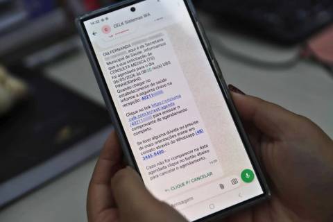 Pacientes de Criciúma receberão aviso de consultas pelo WhatsApp