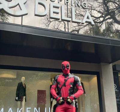 Shopping Della faz ação especial para estreia do filme Deedpool e Wolverine