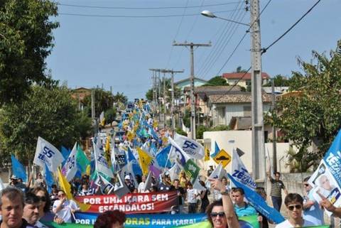 Bairro Presidente Vargas recebe Marcha do 55