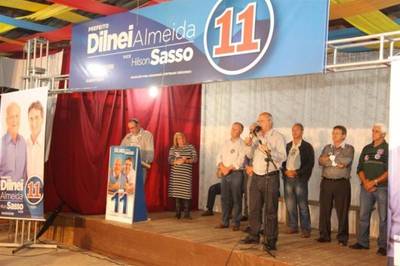 Dilnei e Sasso com agenda cheia de compromissos