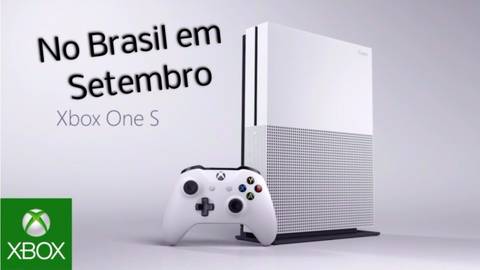 Xbox One S chegará ao Brasil nesse mês