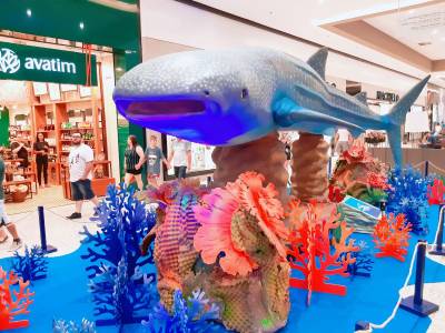 Fantástico Mundo Marinho: atração vai surpreender o público no Nações Shopping