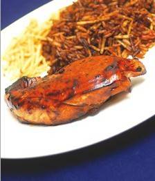 Filé com Arroz da Cor do Pecado