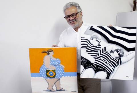 Artista plástico de Criciúma terá obras na 1ª Mostra Internacional de Arte