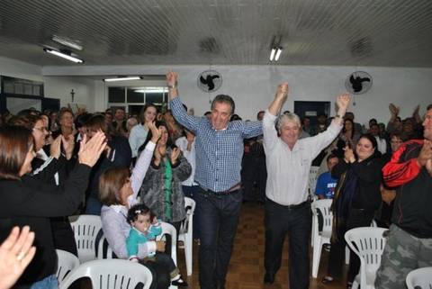 Marcos Feltrin e Ademir Donadel lançam campanha em Siderópolis