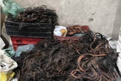 Dupla abordada em Criciúma é presa após PM localizar mais de 150 quilos de fios de cobre furtados