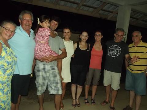Família Adilio Tenfen recepciona casal Josef Burkart da " Suiça "
