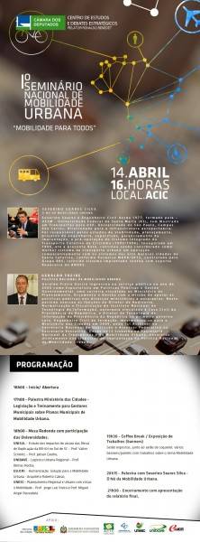 1º Seminário Nacional de Mobilidade Urbana - \"Mobilidade para Todos\" - Criciúma
