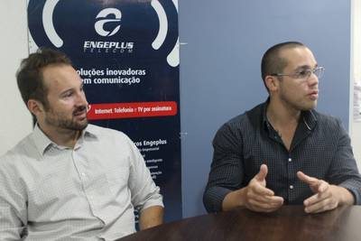 Sócios-proprietários da Fit Box visitam Criciúma