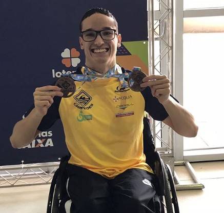 João Paulo Gregorine conquista duas medalhas na segunda fase do Circuito Caixa Nacional