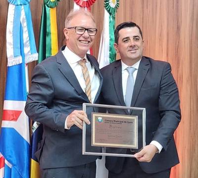 CEO da Farben recebe título de Cidadão Honorário de Içara