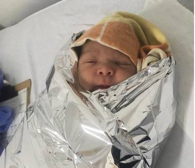 Mãe e filho se recuperam bem após parto de emergência em Forquilhinha