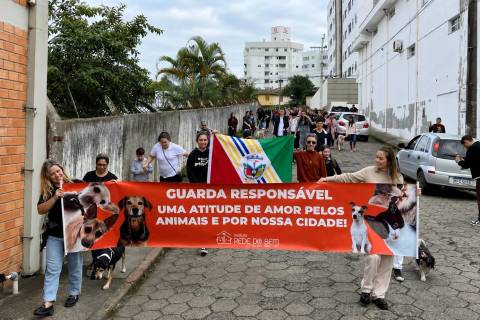 Cãominhada promove conscientização sobre bem-estar animal neste sábado em Cocal do Sul