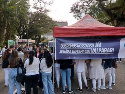 Técnicos do HSJosé prometem paralisação pelo piso da enfermagem; município garante repasse nesta terça-feira