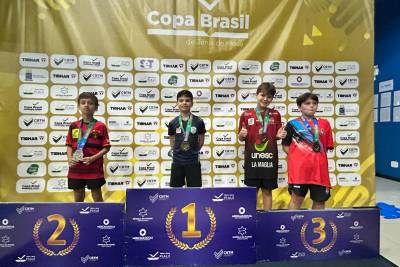 Atleta de Criciúma conquista bronze na Copa Brasil de Tênis de Mesa