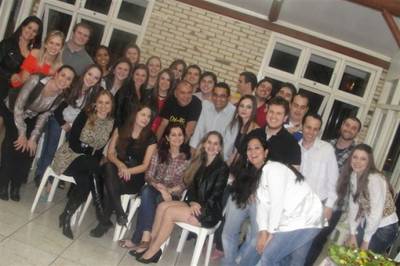 Paraninfo da turma de formandos do curso de Direito da UNESC 2012/1